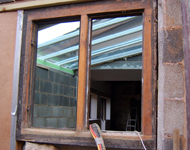 House being restored.