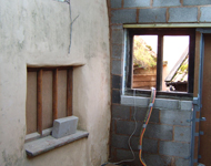 House being restored.