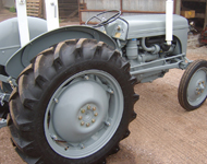 Vintage tractor fully restored.